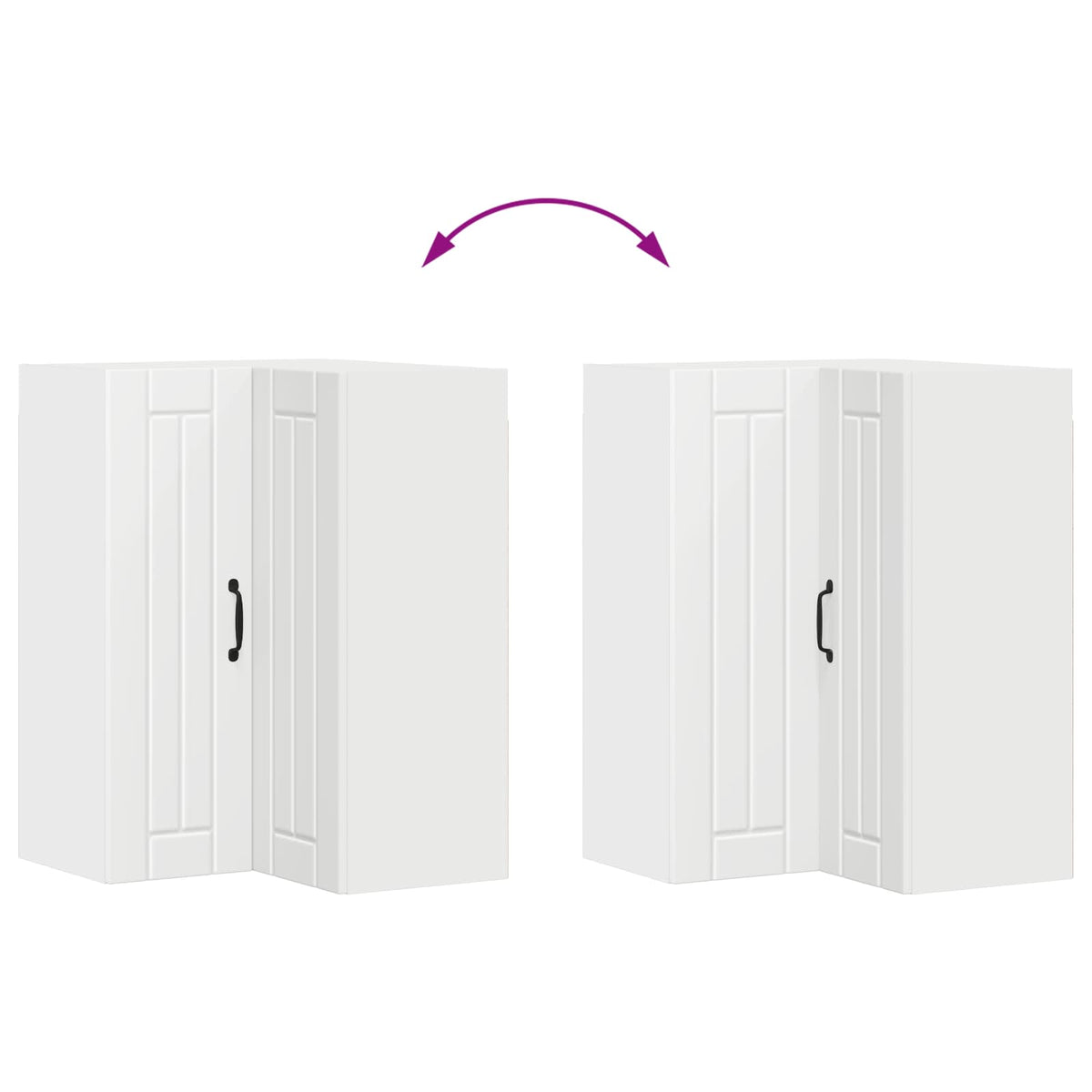 Kitchen Cabinet White 57 x 57 x 80 cm Engineered Wood