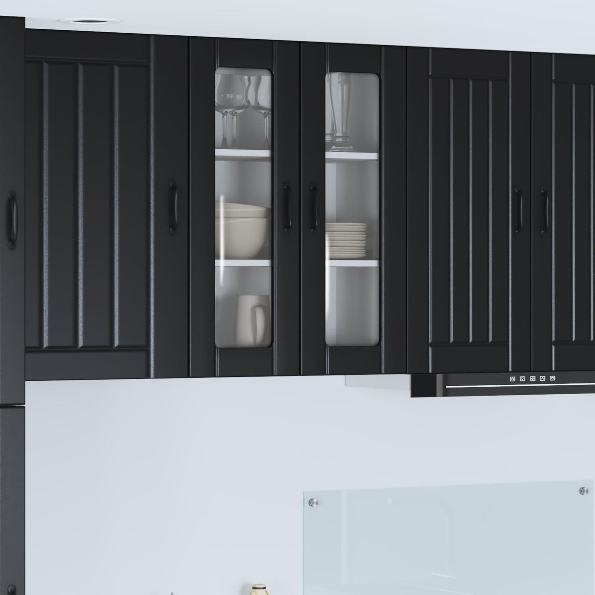 Kitchen Cabinet Black 60 x 31 x 80 cm Engineered Wood