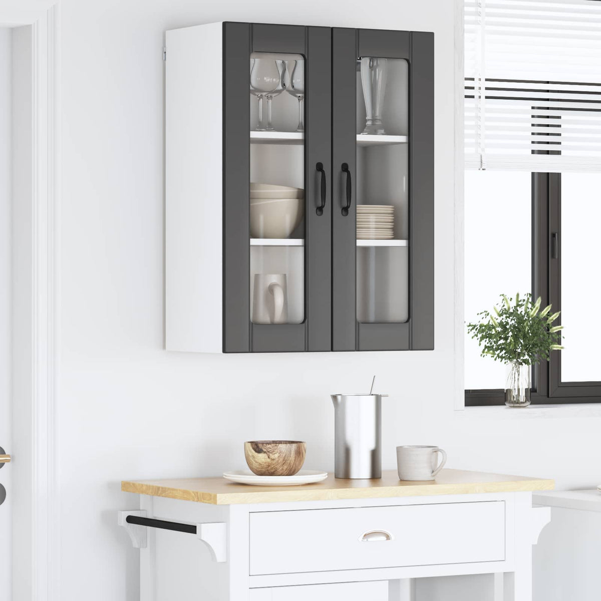 Kitchen Cabinet Black 60 x 31 x 80 cm Engineered Wood