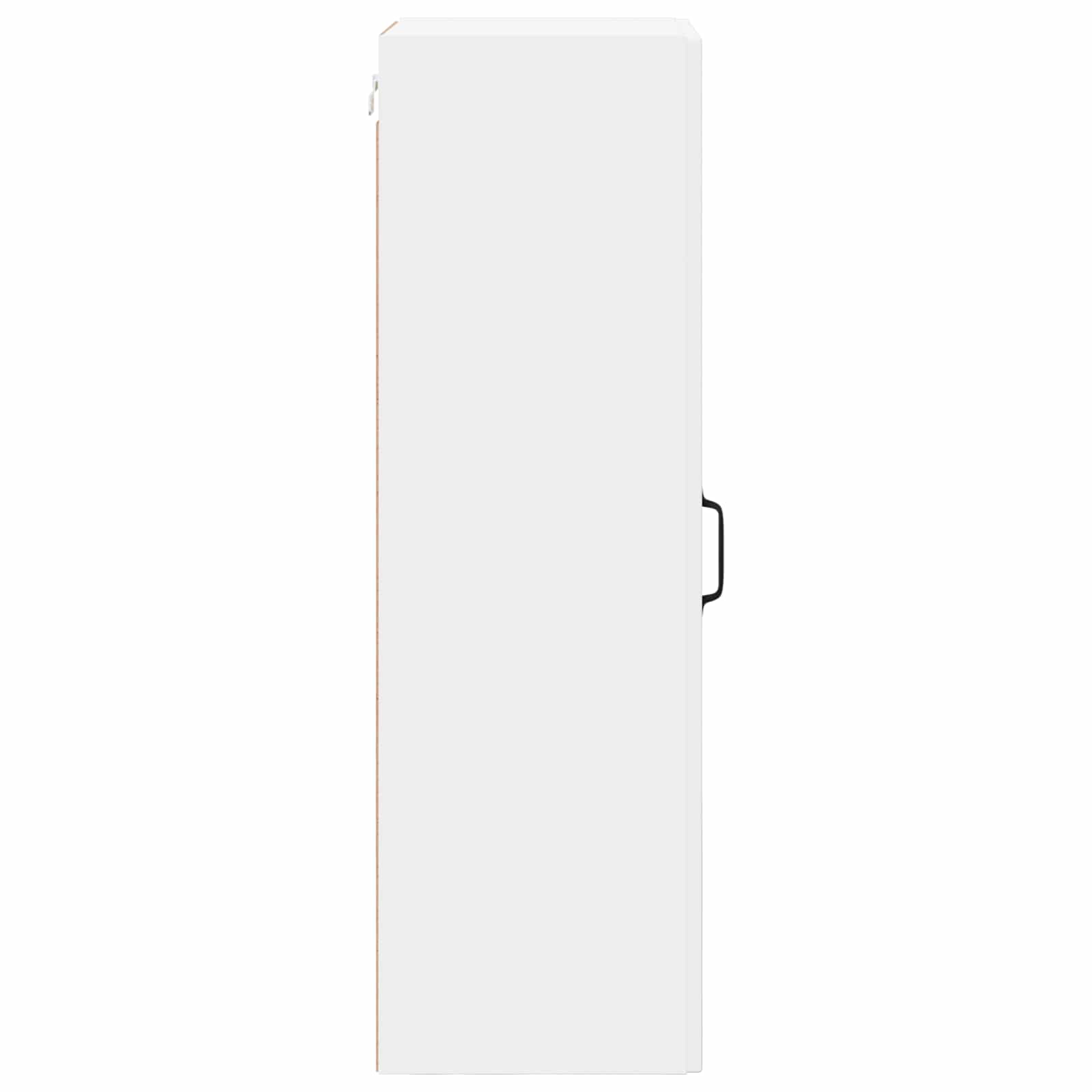 Wall Glass Cabinet LUCCA White 40 x 31 x 100 cm Engineered Wood