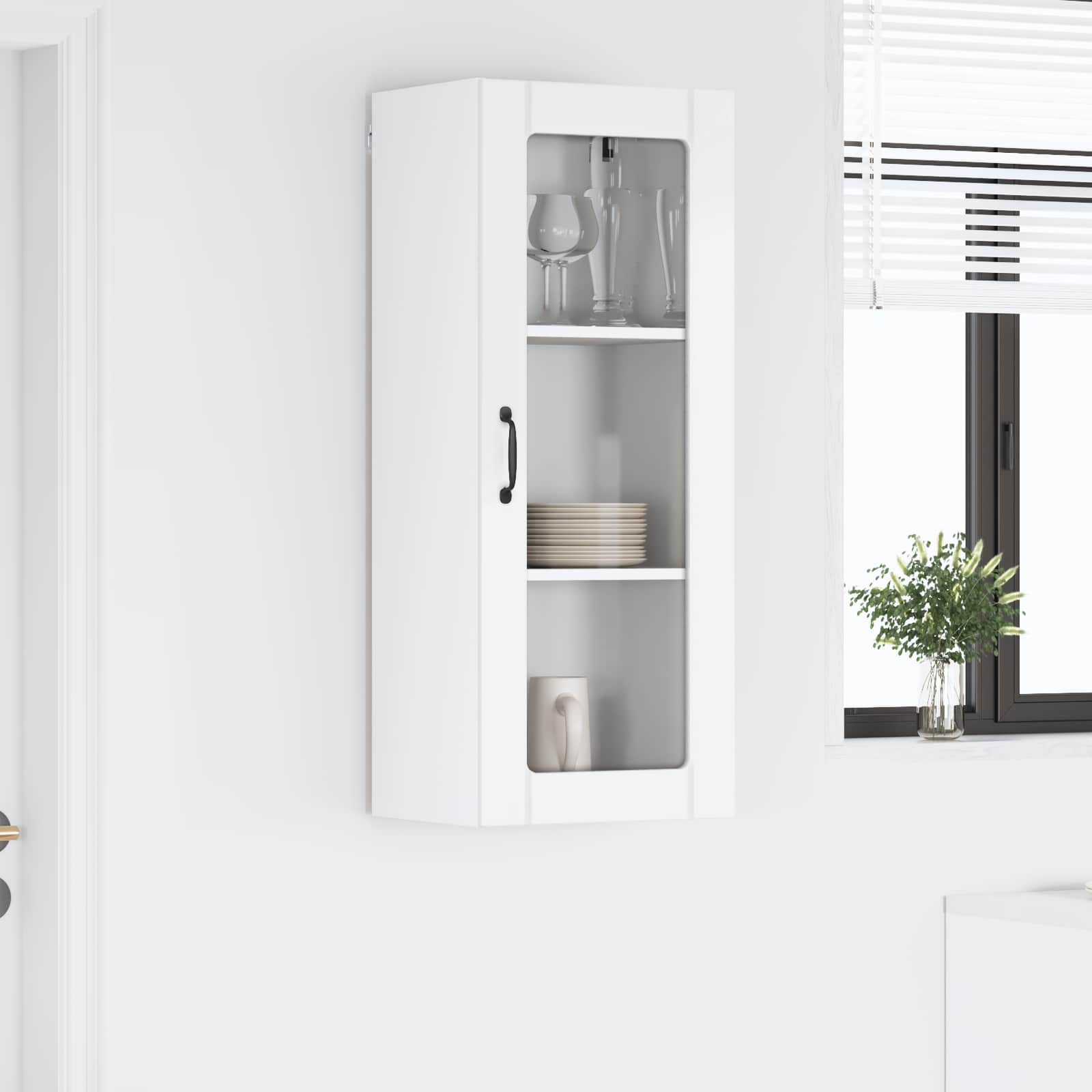 Kitchen Cabinet High Gloss White 40 x 31 x 100 cm