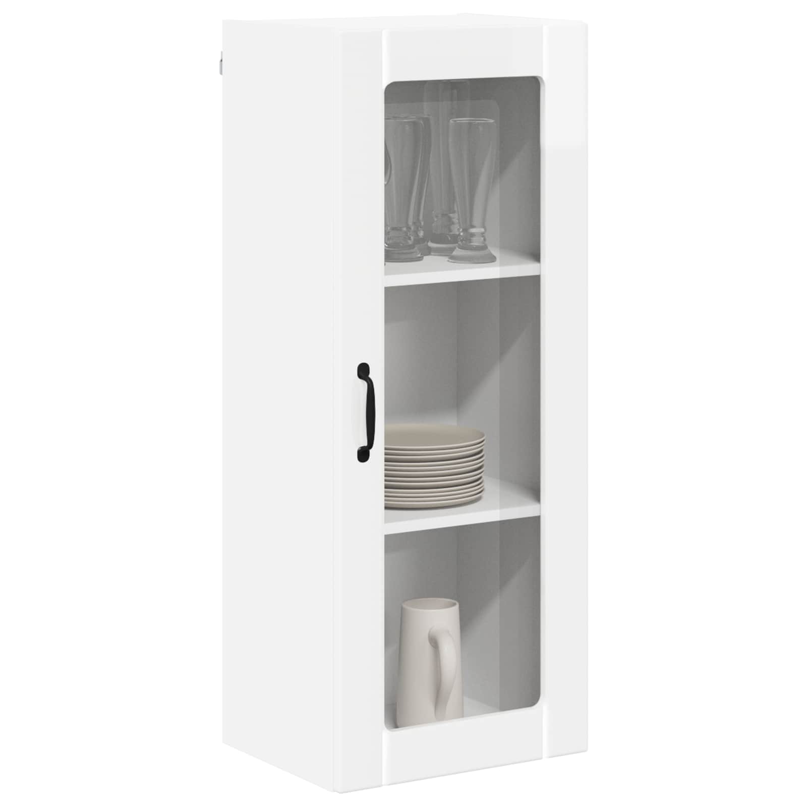 Kitchen Cabinet High Gloss White 40 x 31 x 100 cm