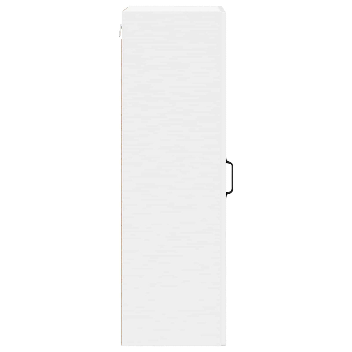 Wall Glass Cabinet LUCCA High Gloss White 40 x 31 x 100 cm