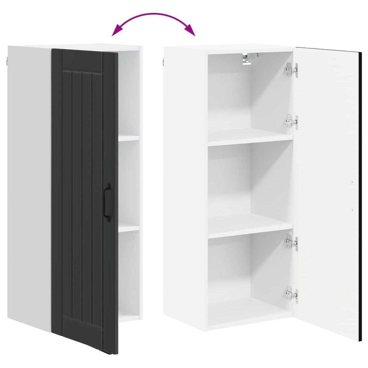 Kitchen Cabinet Black 40 x 31 x 100 cm Engineered Wood