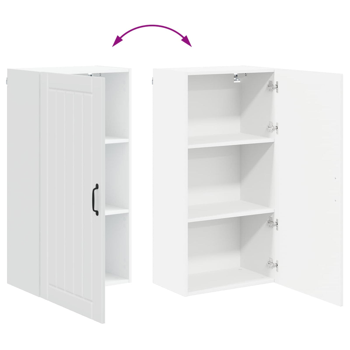 Kitchen Cabinet White 50 x 31 x 100 cm Engineered Wood