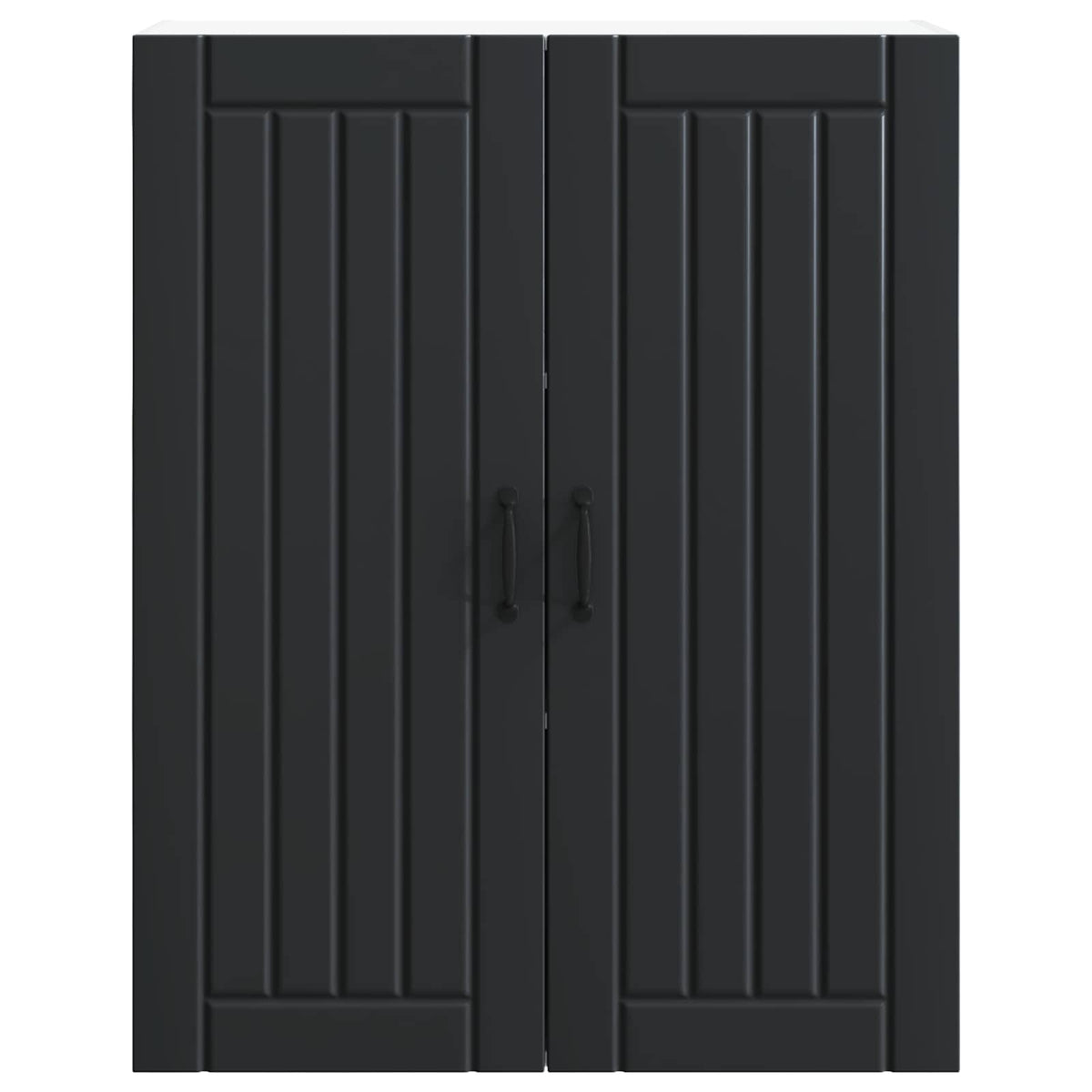Wall Cabinet LUCCA Black 80 x 31 x 100 cm Engineered Wood