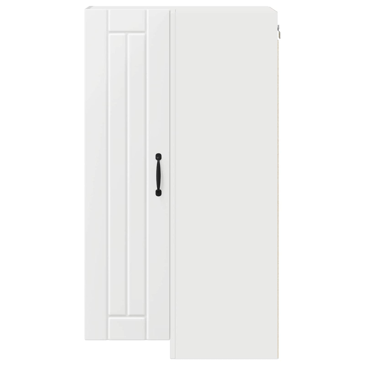 Wall Corner Cabinet LUCCA White 57 x 57 x 100 cm