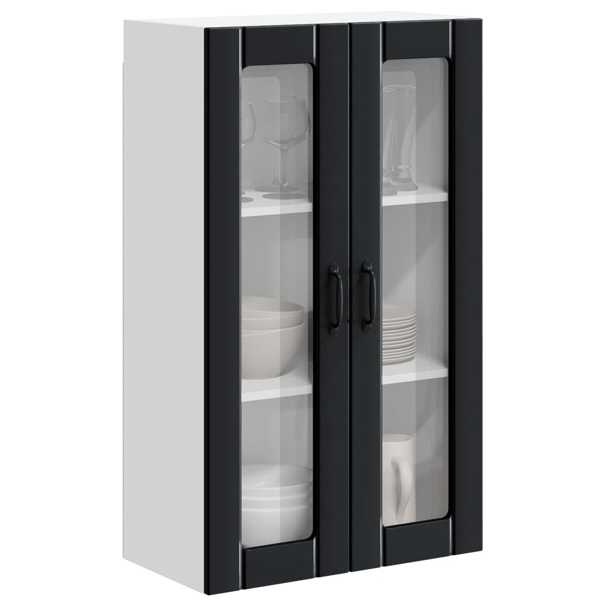 Kitchen Wall Cabinet Black 60 x 31 x 100 cm Engineered Wood