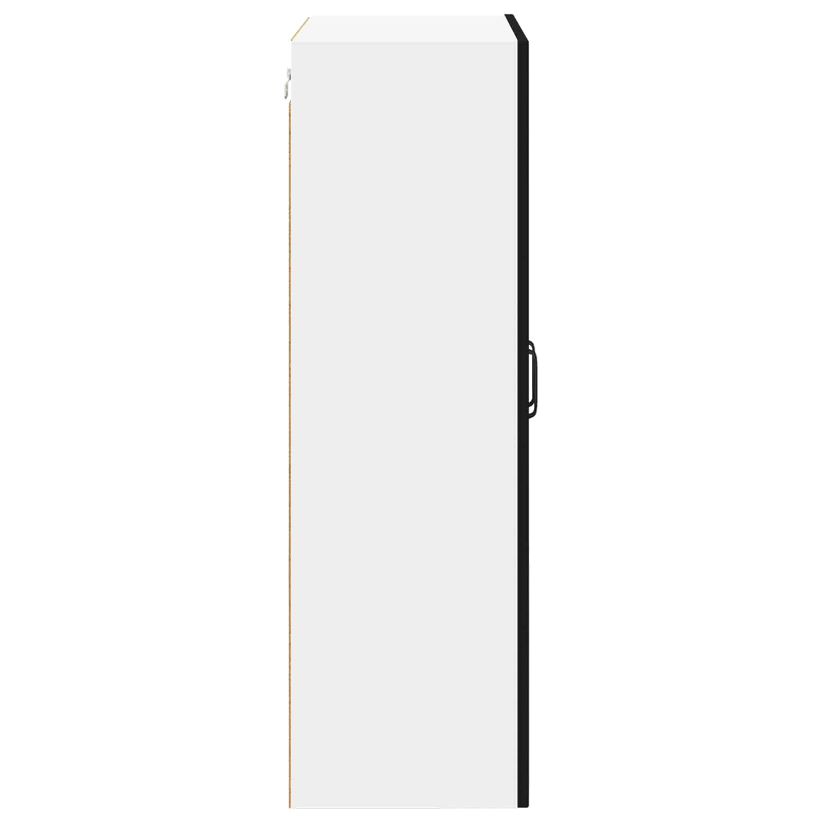 Kitchen Wall Cabinet Black 60 x 31 x 100 cm Engineered Wood