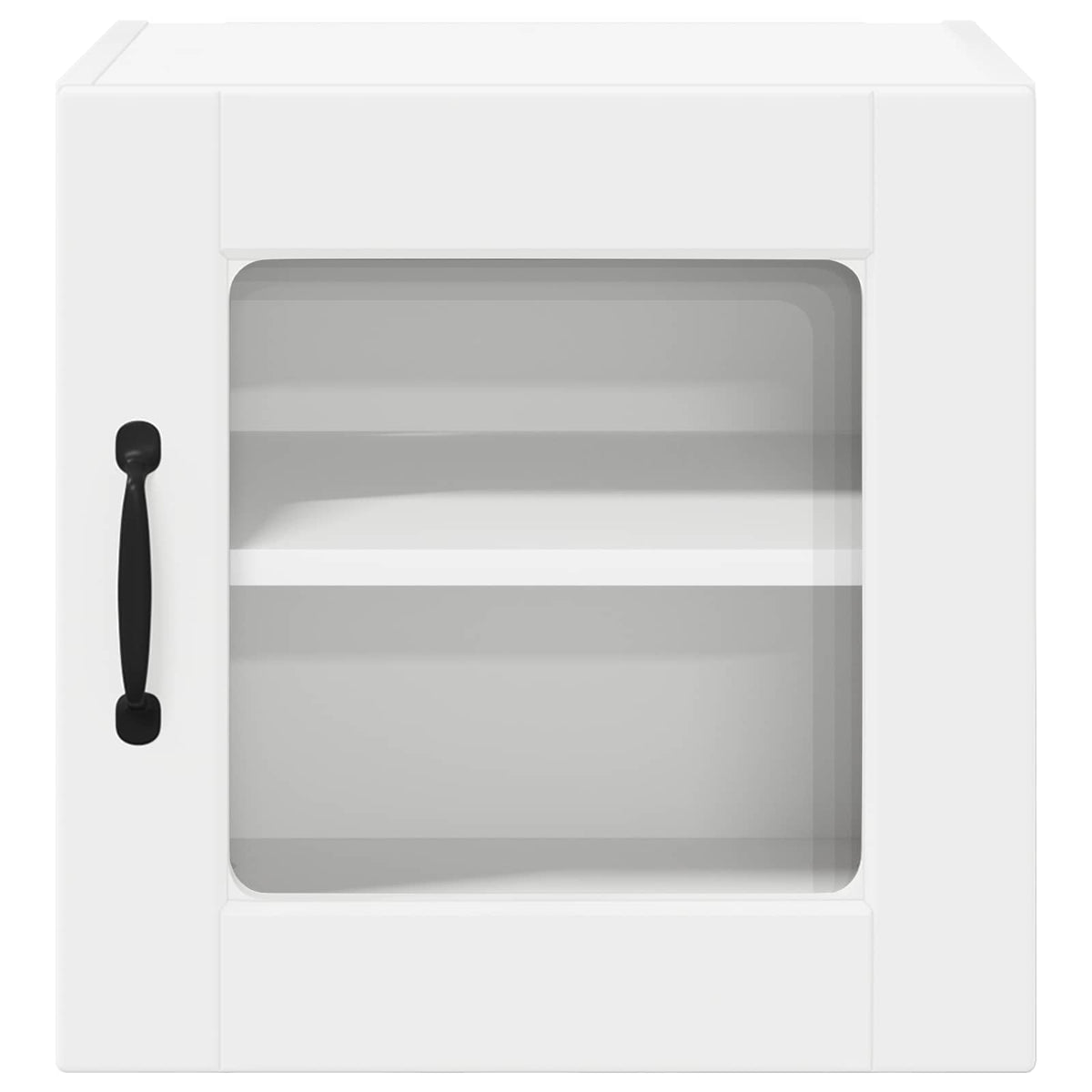 Wall Glass Cabinet PORTO 2 pcs White 40 x 31 x 40 cm