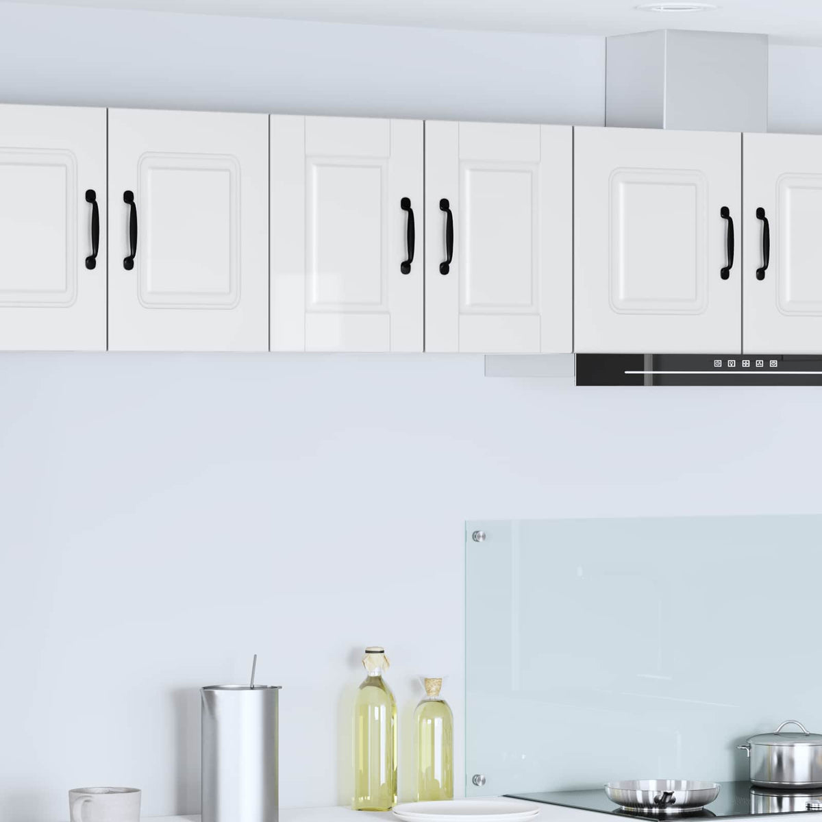 Kitchen Cabinet 2 pcs High Gloss White 30 x 31 x 40 cm