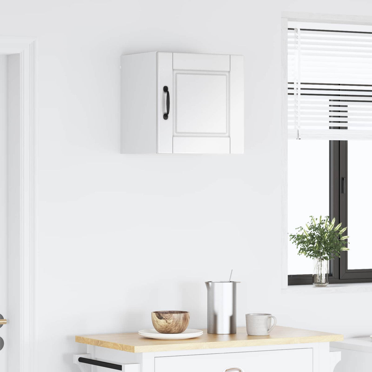 Kitchen Cabinet with Shelf High Gloss White 40 x 31 x 40 cm