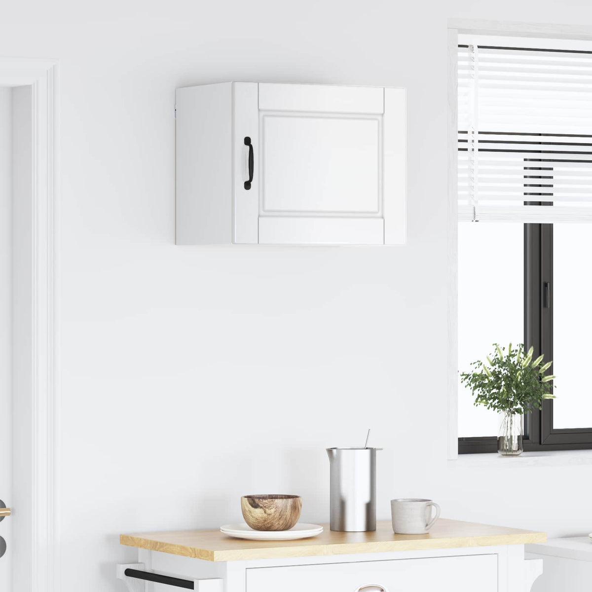 Wall Cabinet PORTO High Gloss White 50 x 31 x 40 cm