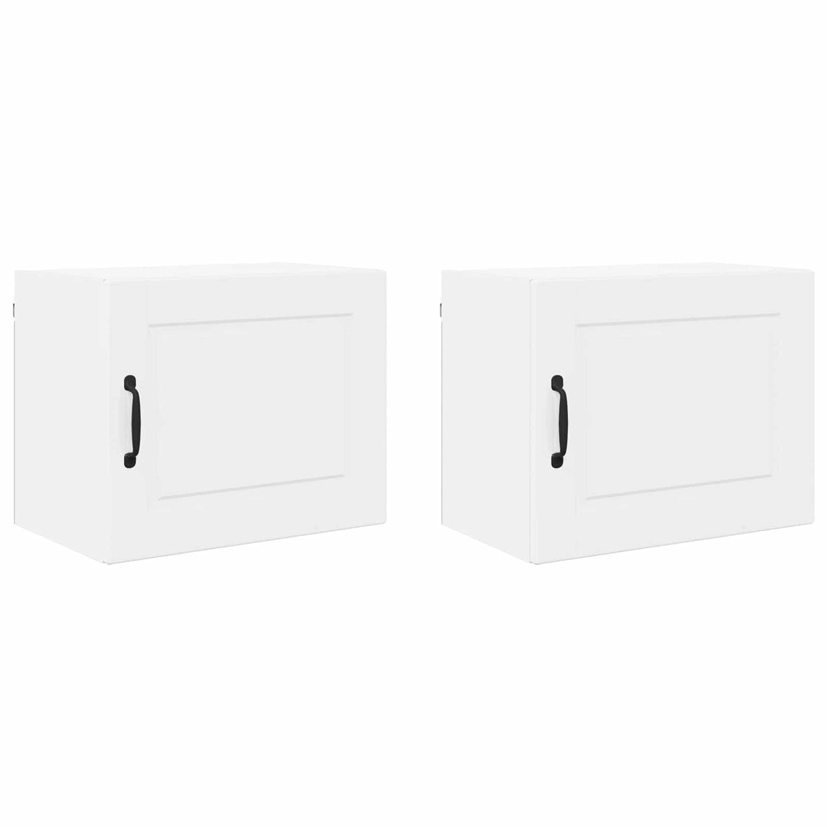 Wall Cabinet PORTO 2 pcs High Gloss White 50 x 31 x 40 cm