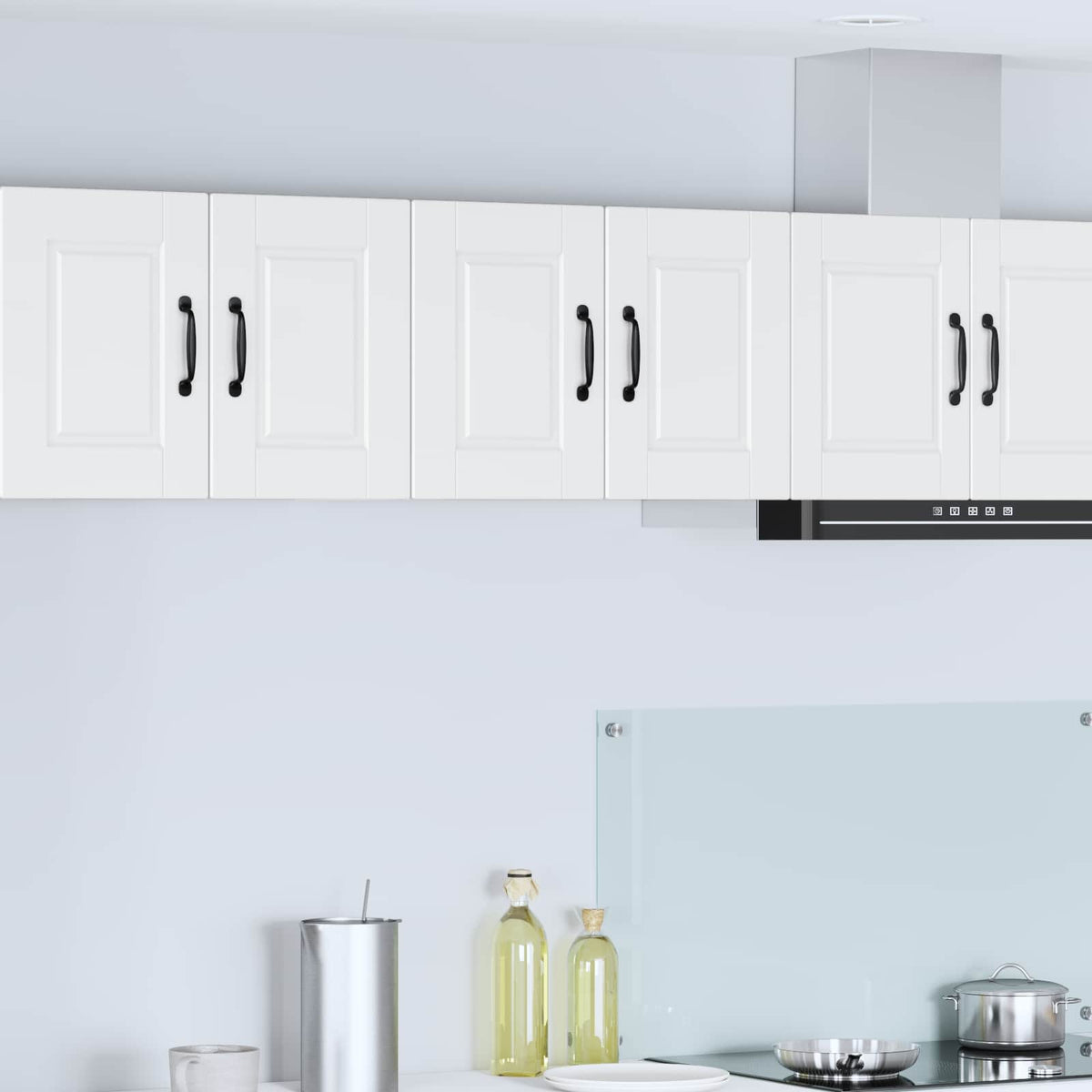 Wall Cabinet PORTO 2 pcs White 60 x 31 x 40 cm Engineered Wood