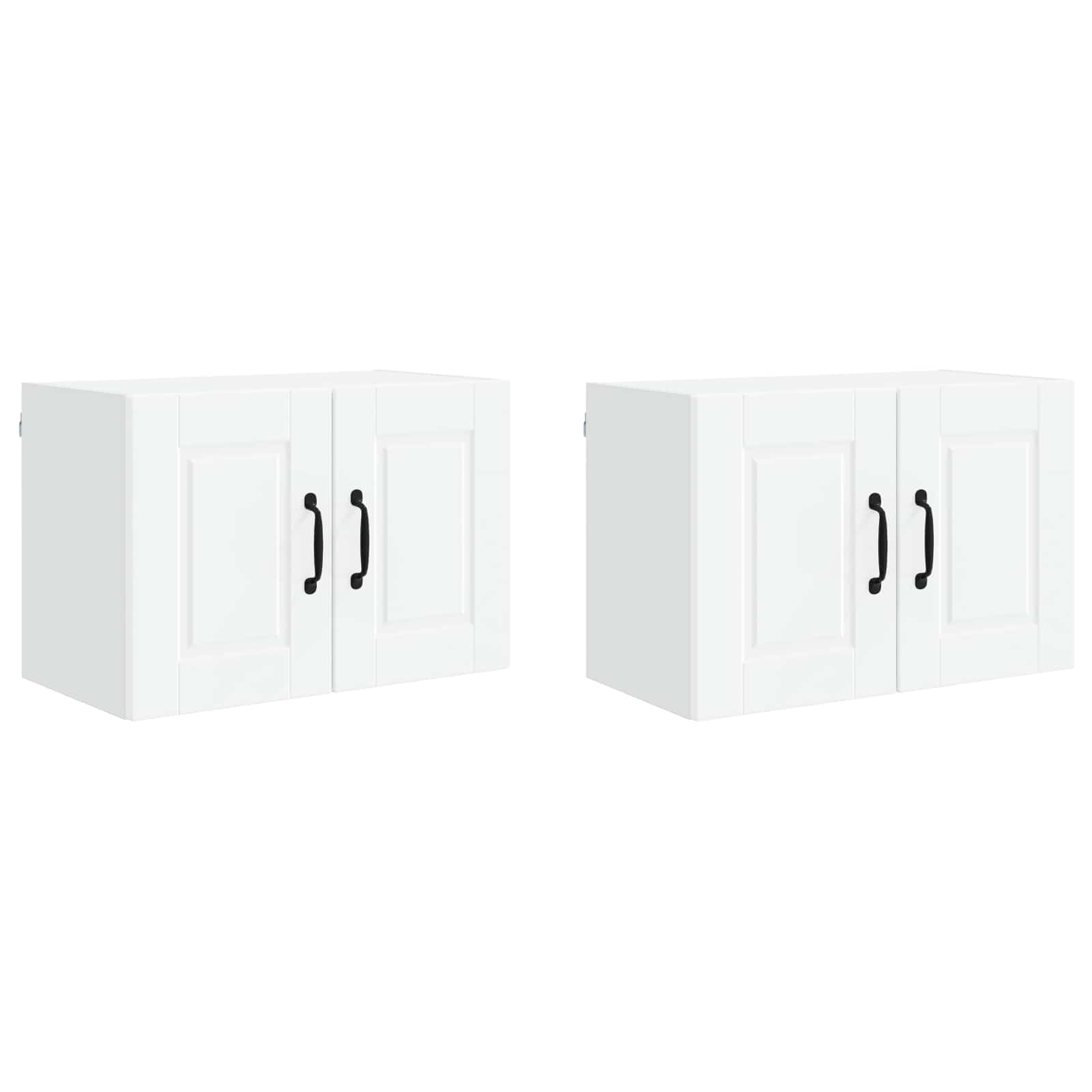 Wall Cabinet PORTO 2 pcs White 60 x 31 x 40 cm Engineered Wood