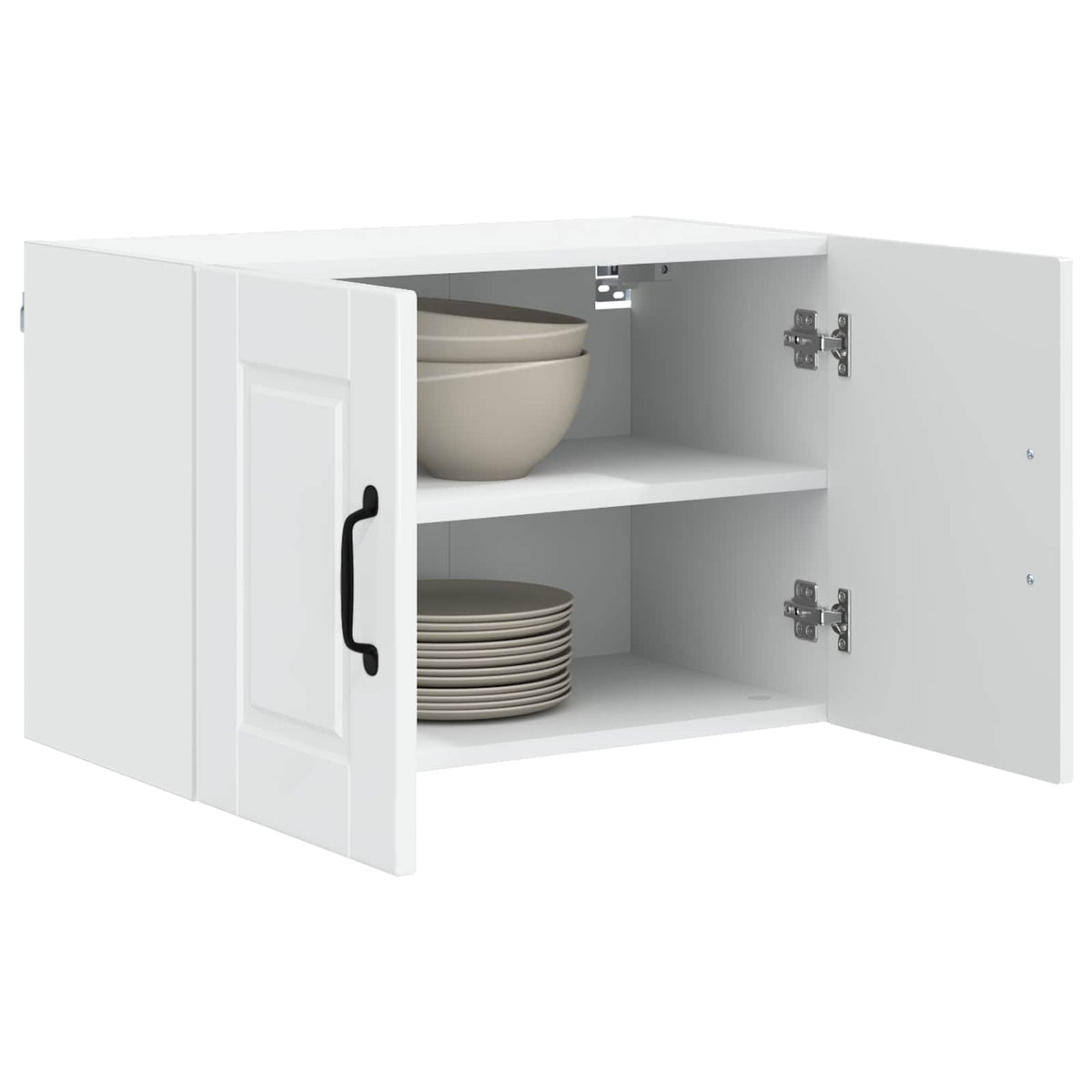 Kitchen Cabinet with Shelf High Gloss White 60 x 31 x 40 cm