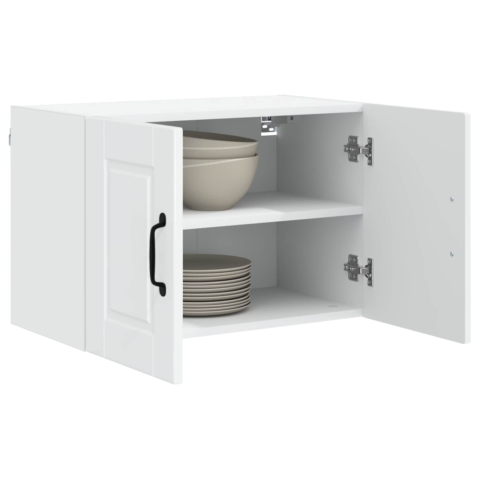 Kitchen Cabinet with Shelf High Gloss White 60 x 31 x 40 cm