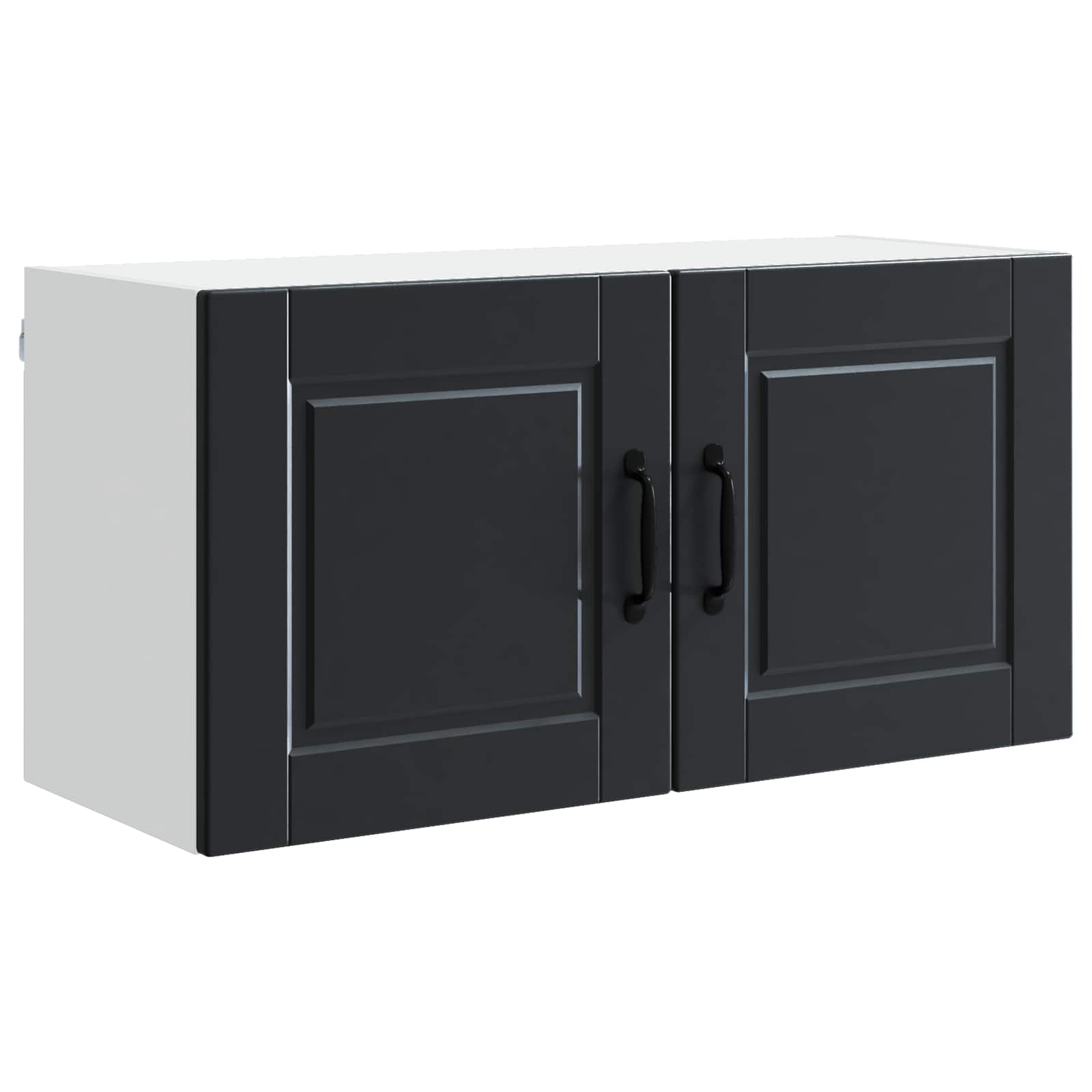 Kitchen Cabinet with Door Black 80 x 31 x 40 cm Engineered Wood