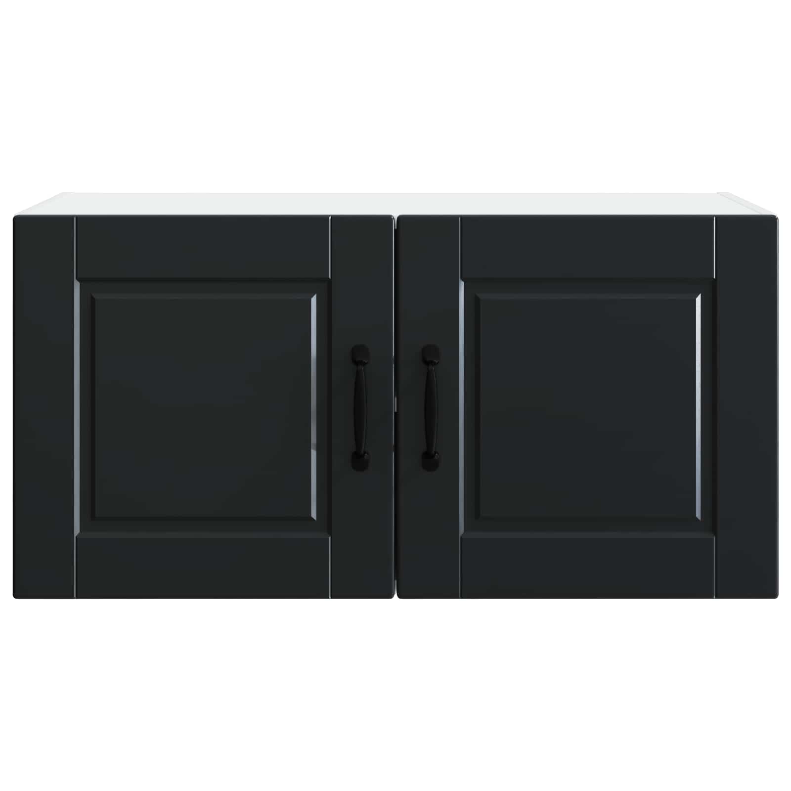 Kitchen Cabinet with Door Black 80 x 31 x 40 cm Engineered Wood