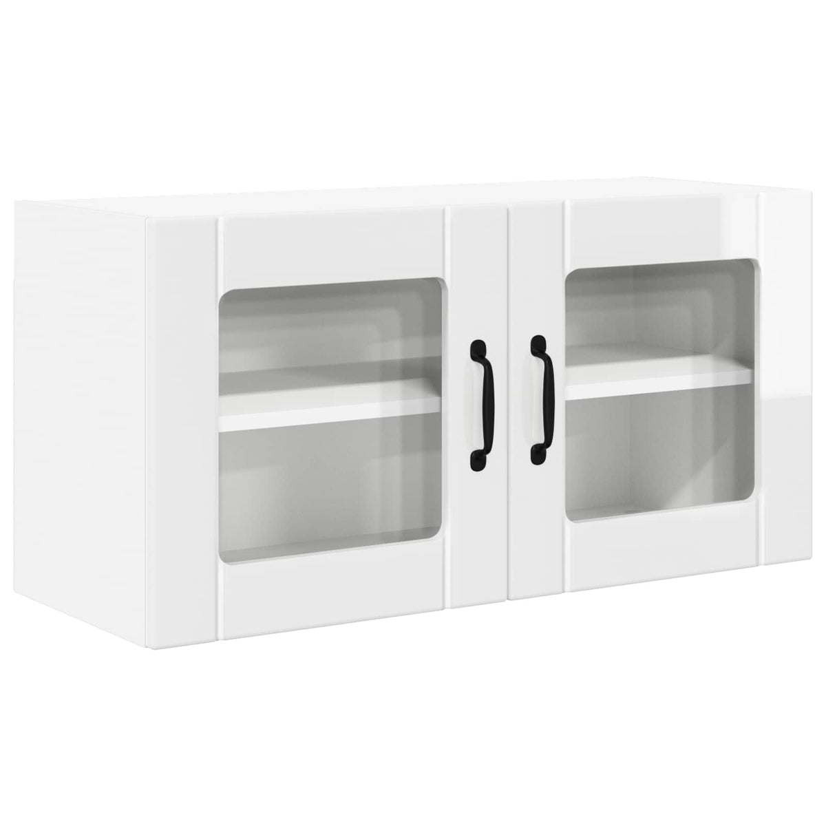 Kitchen Cabinet with Shelf High Gloss White 80 x 31 x 40 cm
