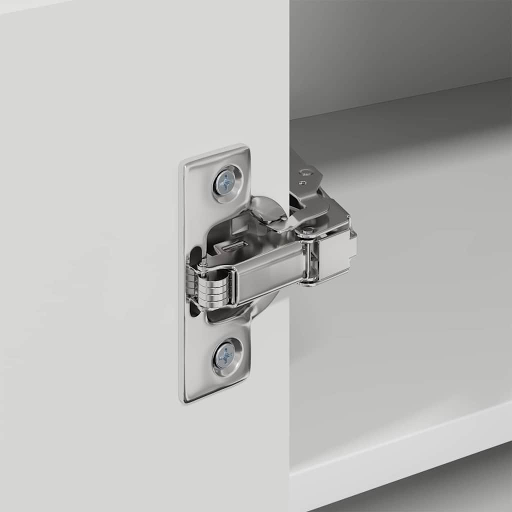 Kitchen Cabinet with Shelf High Gloss White 57 x 57 x 40 cm