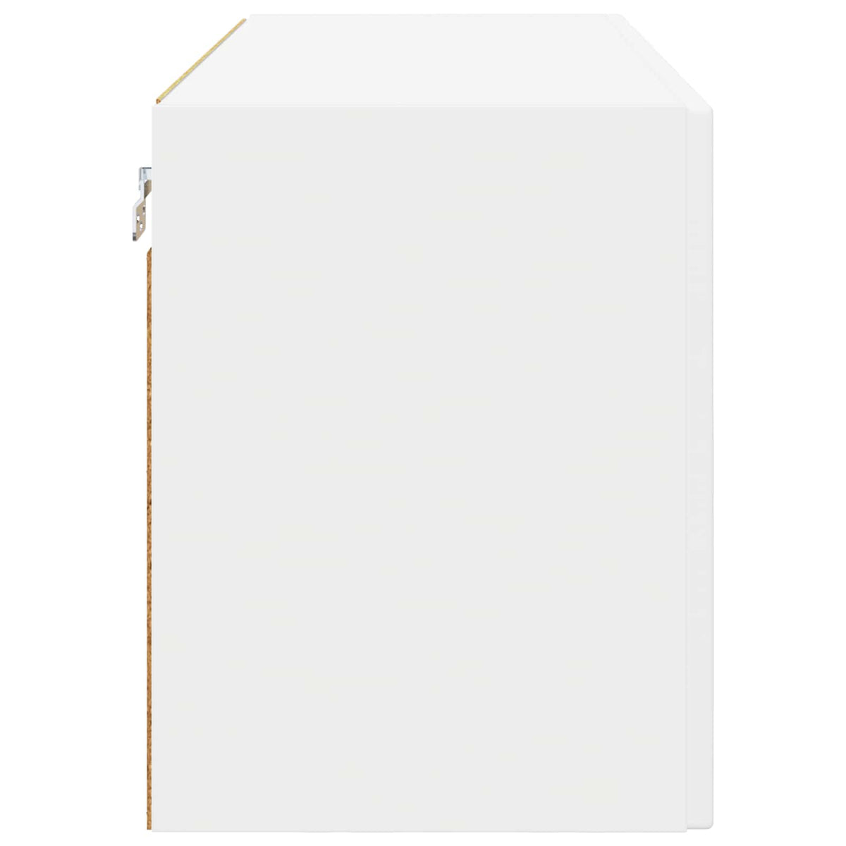 Wall Glass Cabinet PORTO White 60 x 31 x 40 cm Engineered Wood