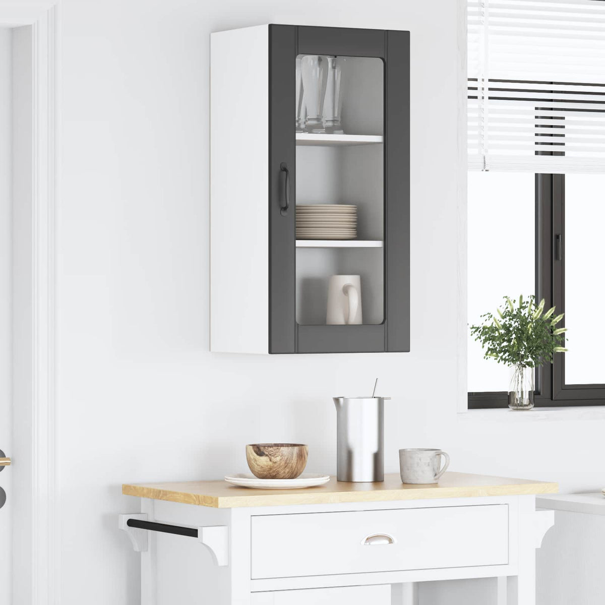 Kitchen Cabinet with Door Black 40 x 31 x 80 cm Engineered Wood