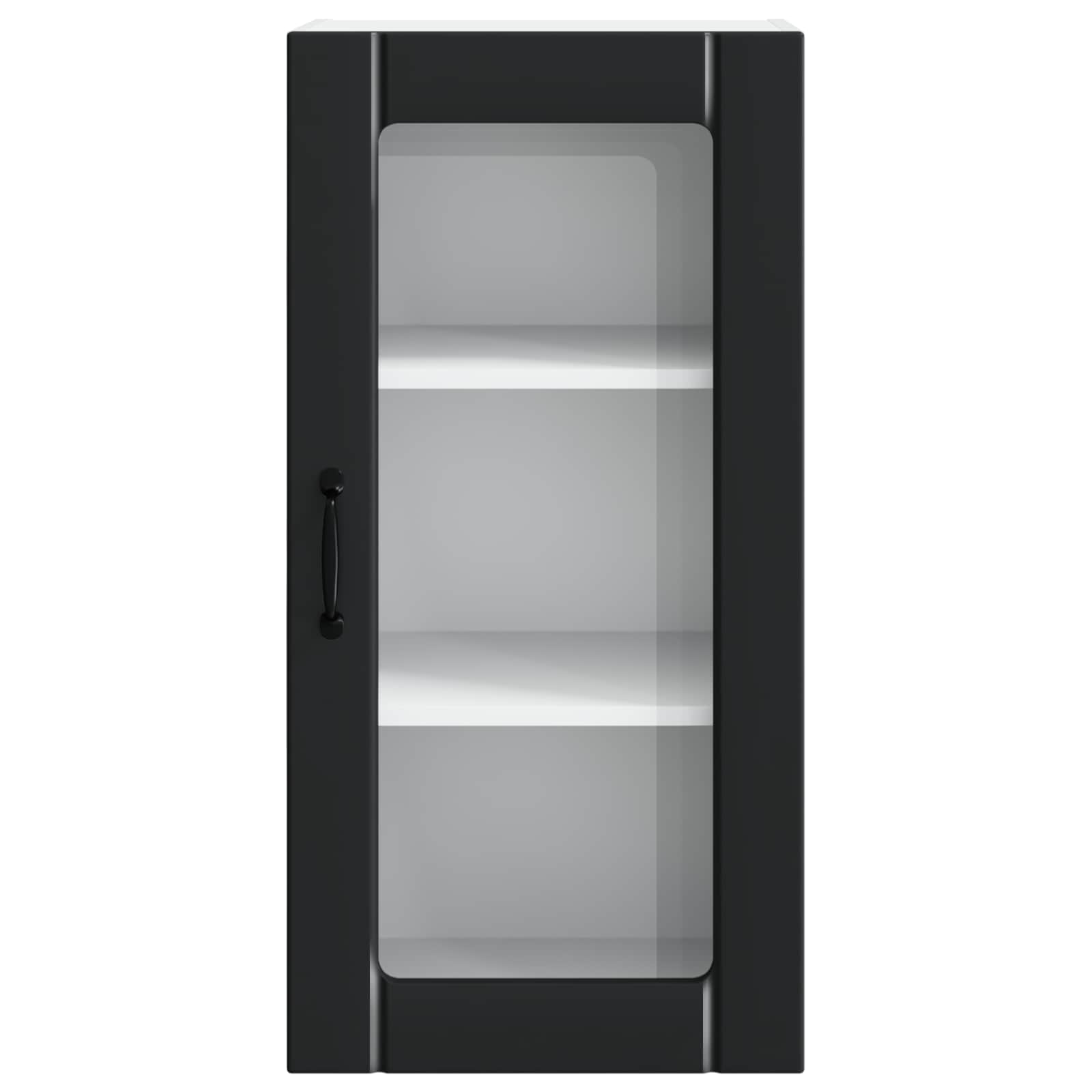 Kitchen Cabinet with Door Black 40 x 31 x 80 cm Engineered Wood