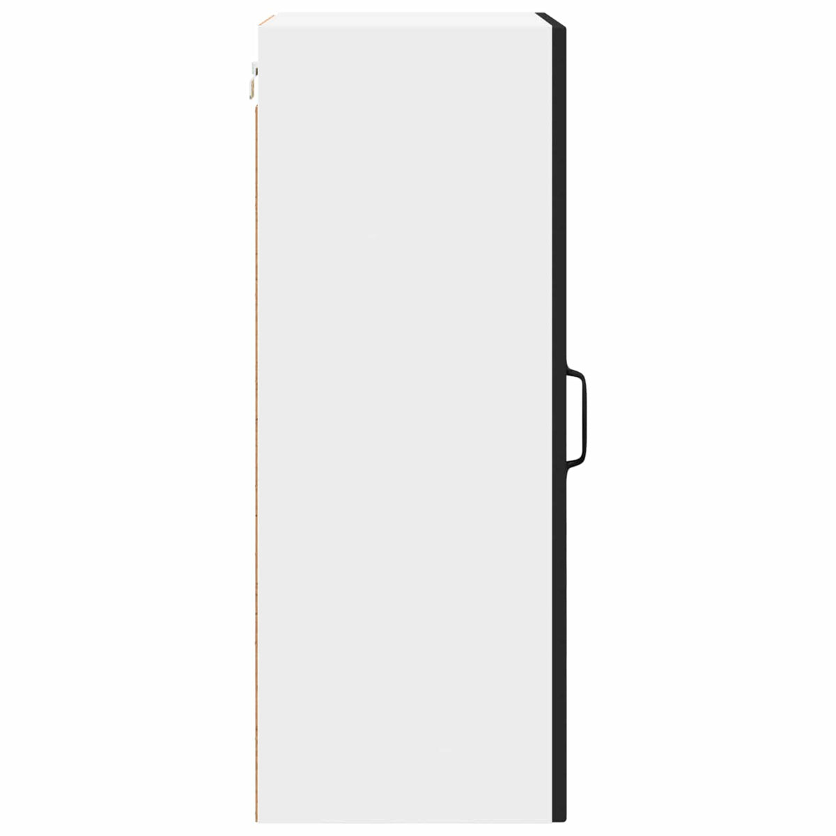 Wall Glass Cabinet PORTO Black 40 x 31 x 80 cm Engineered Wood
