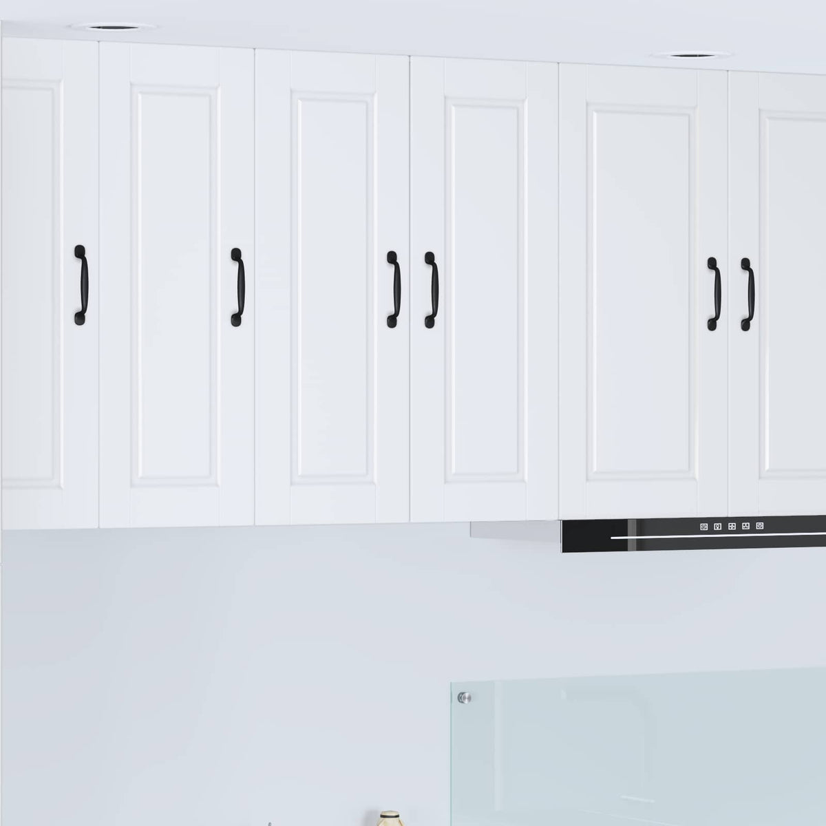 Wall Cabinet PORTO White 30 x 31 x 80 cm Engineered Wood