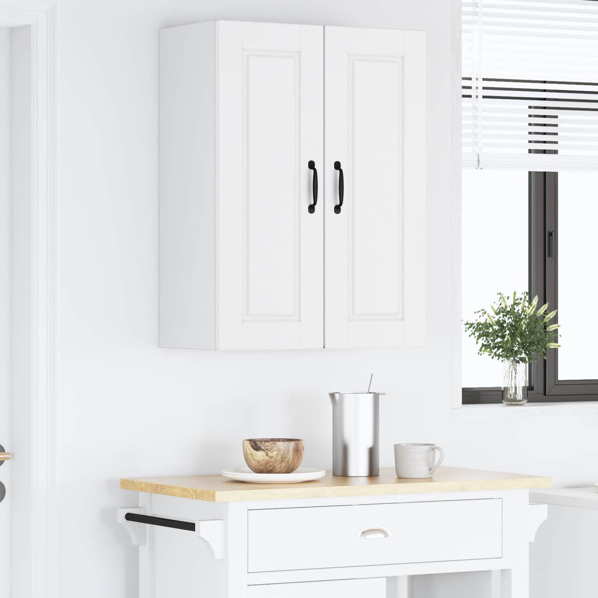 Kitchen Cabinet 2 pcs White 30 x 31 x 80 cm Engineered Wood