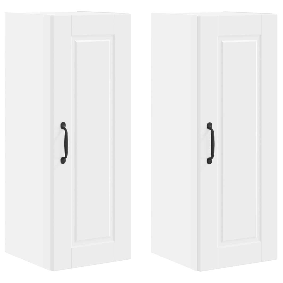 Kitchen Cabinet 2 pcs White 30 x 31 x 80 cm Engineered Wood