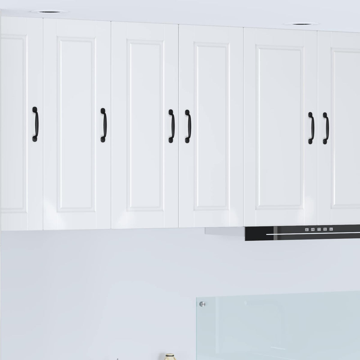 Wall Cabinet PORTO 2 pcs High Gloss White 30 x 31 x 80 cm