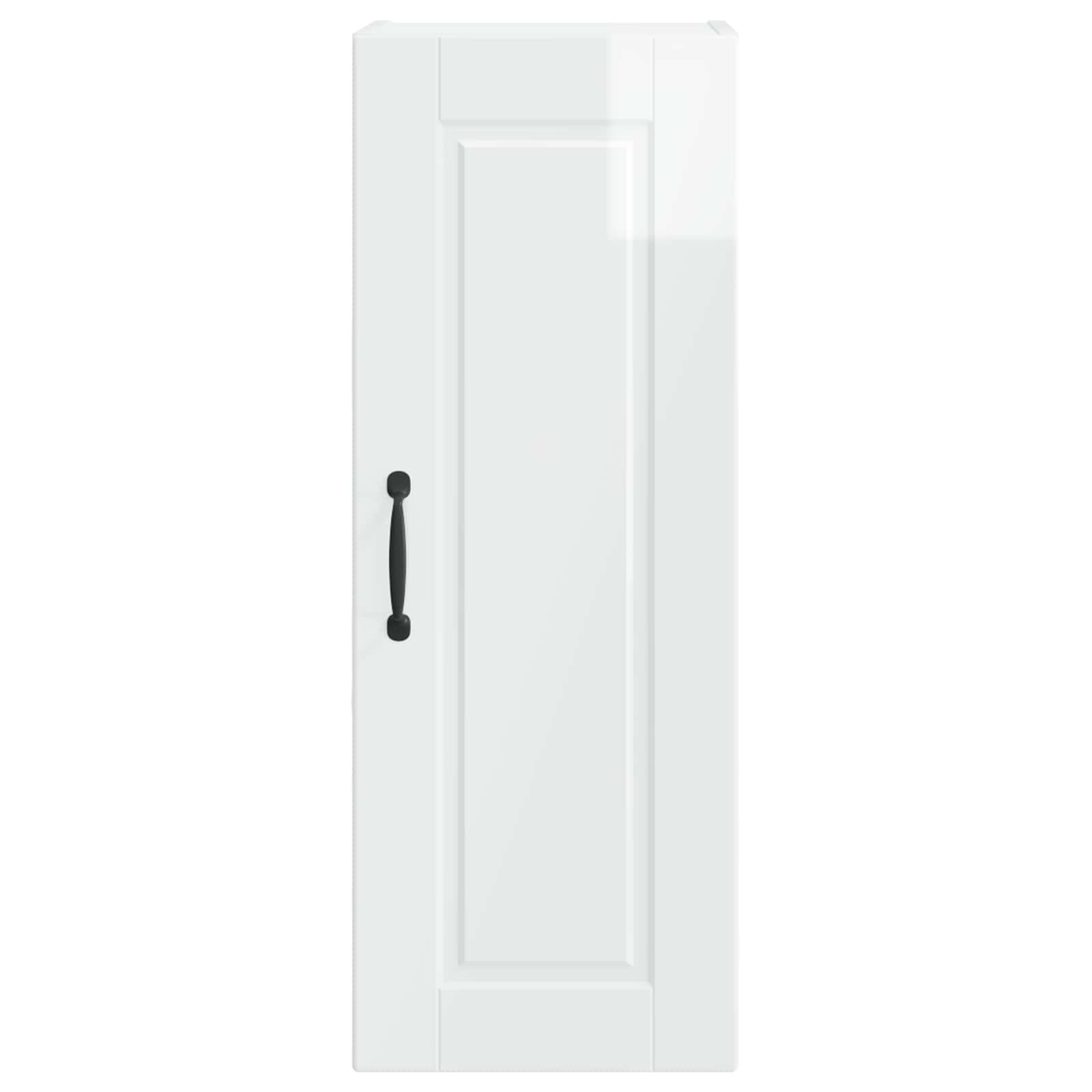 Wall Cabinet PORTO 2 pcs High Gloss White 30 x 31 x 80 cm