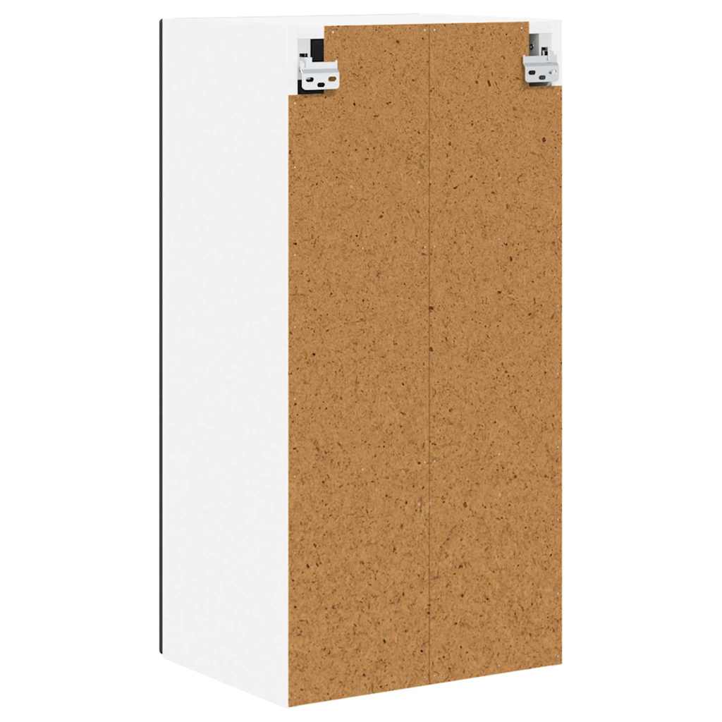 Wall Cabinet PORTO Black 40 x 31 x 80 cm Engineered Wood