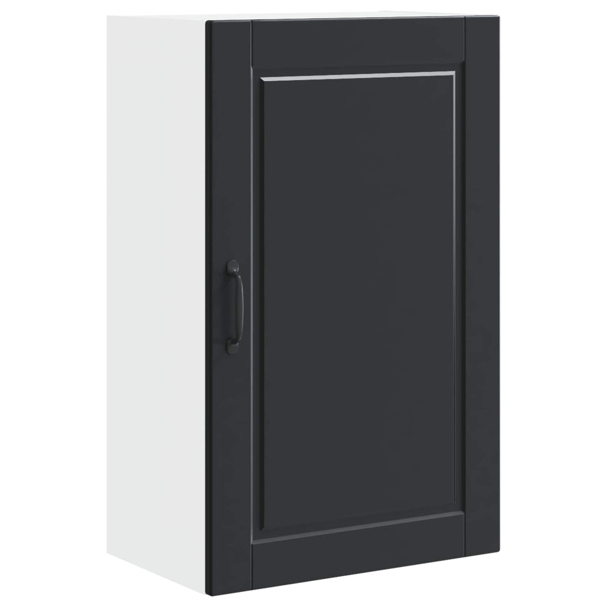 Kitchen Cabinet with Door Black 50 x 31 x 80 cm Engineered Wood