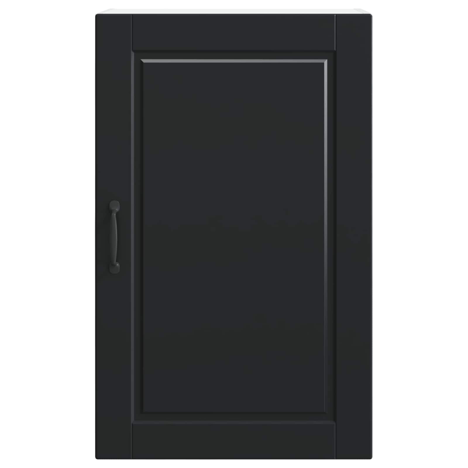 Kitchen Cabinet with Door Black 50 x 31 x 80 cm Engineered Wood