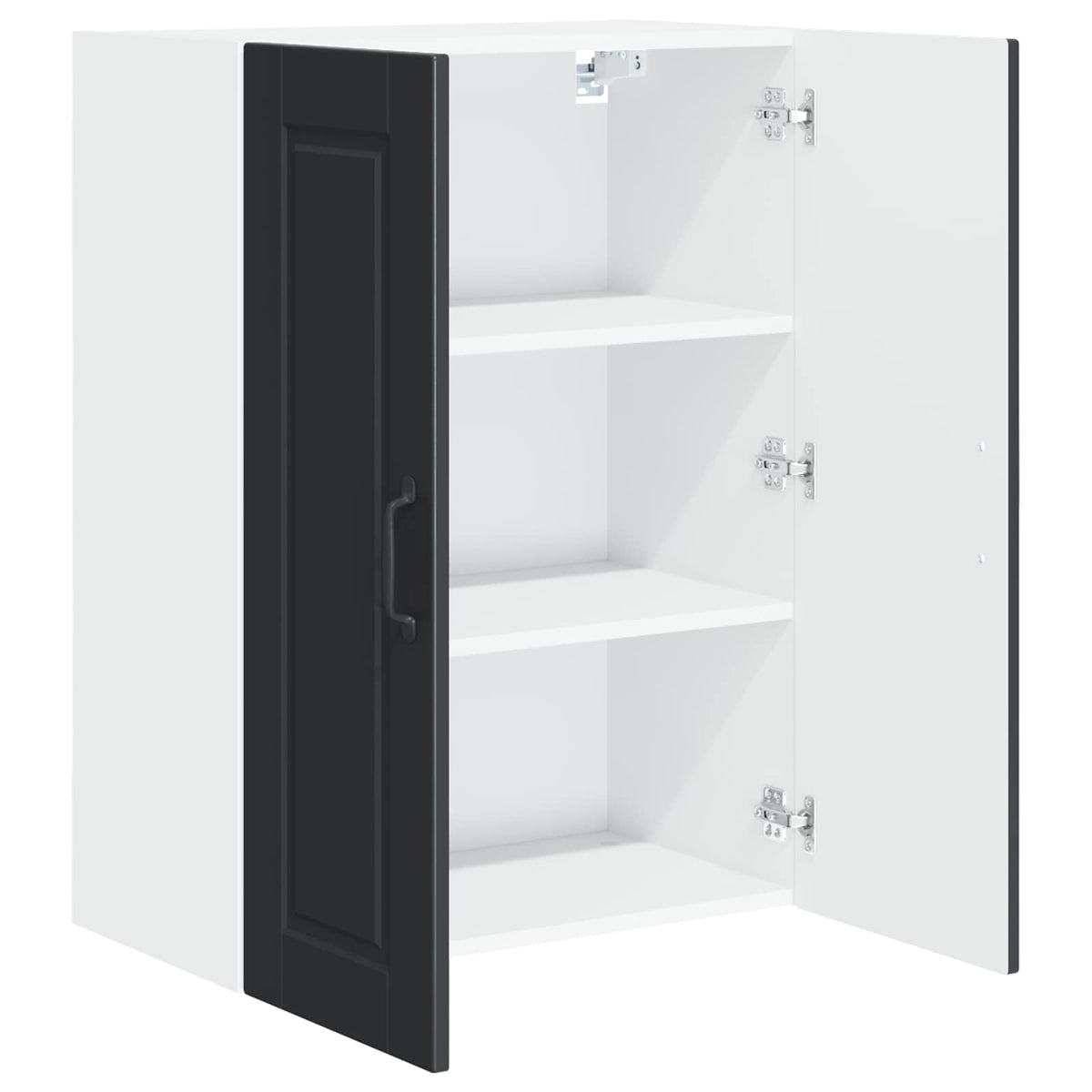 Kitchen Cabinet with Door Black 60 x 31 x 80 cm Engineered Wood