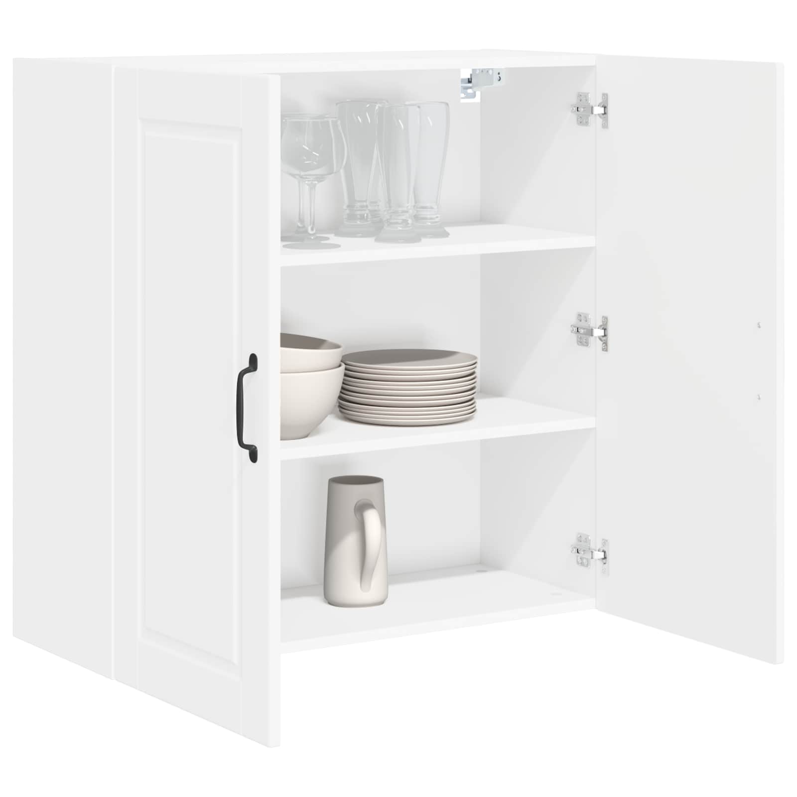 Kitchen Cabinet with Door White 80 x 31 x 80 cm Engineered Wood