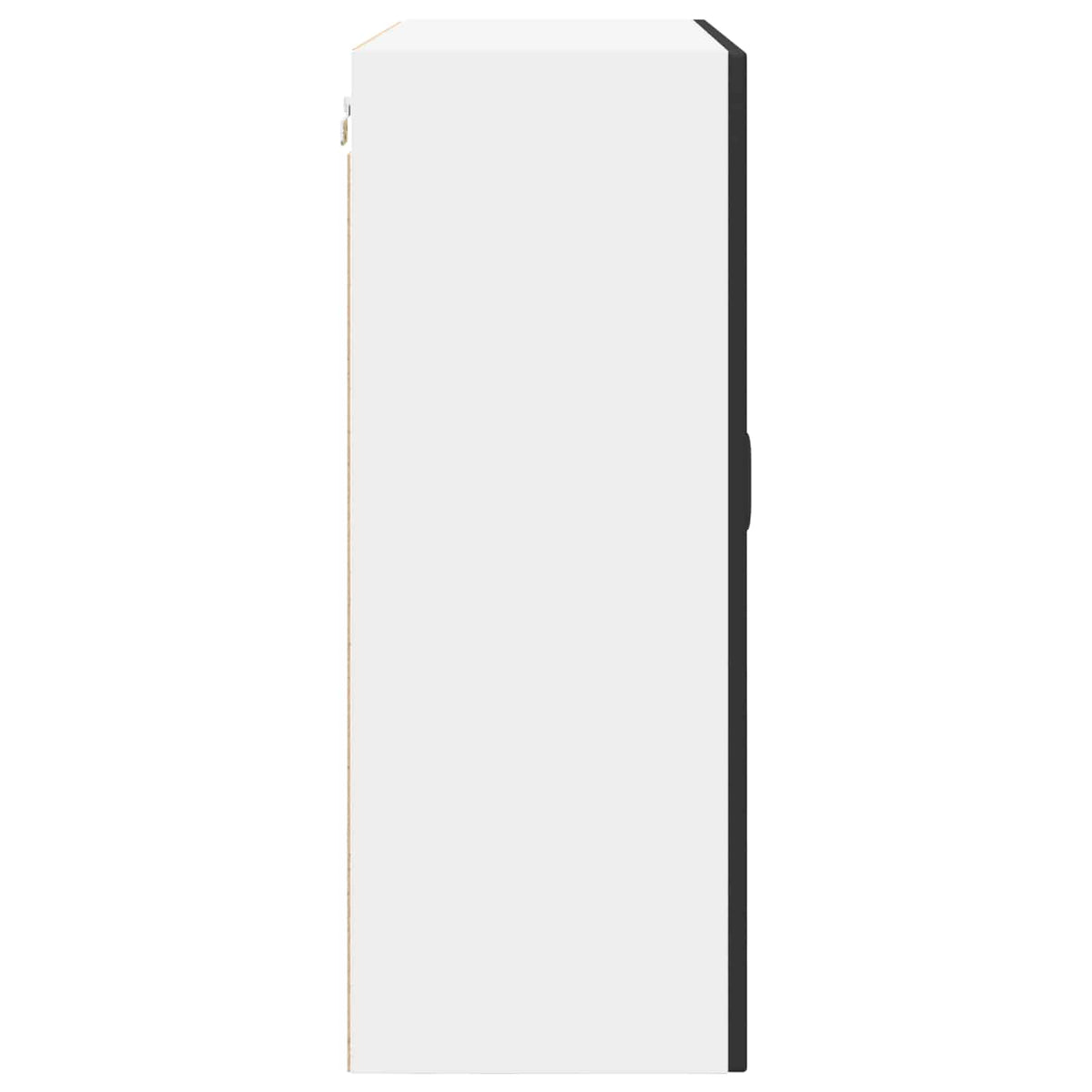 Kitchen Cabinet with Door Black 80 x 31 x 80 cm Engineered Wood