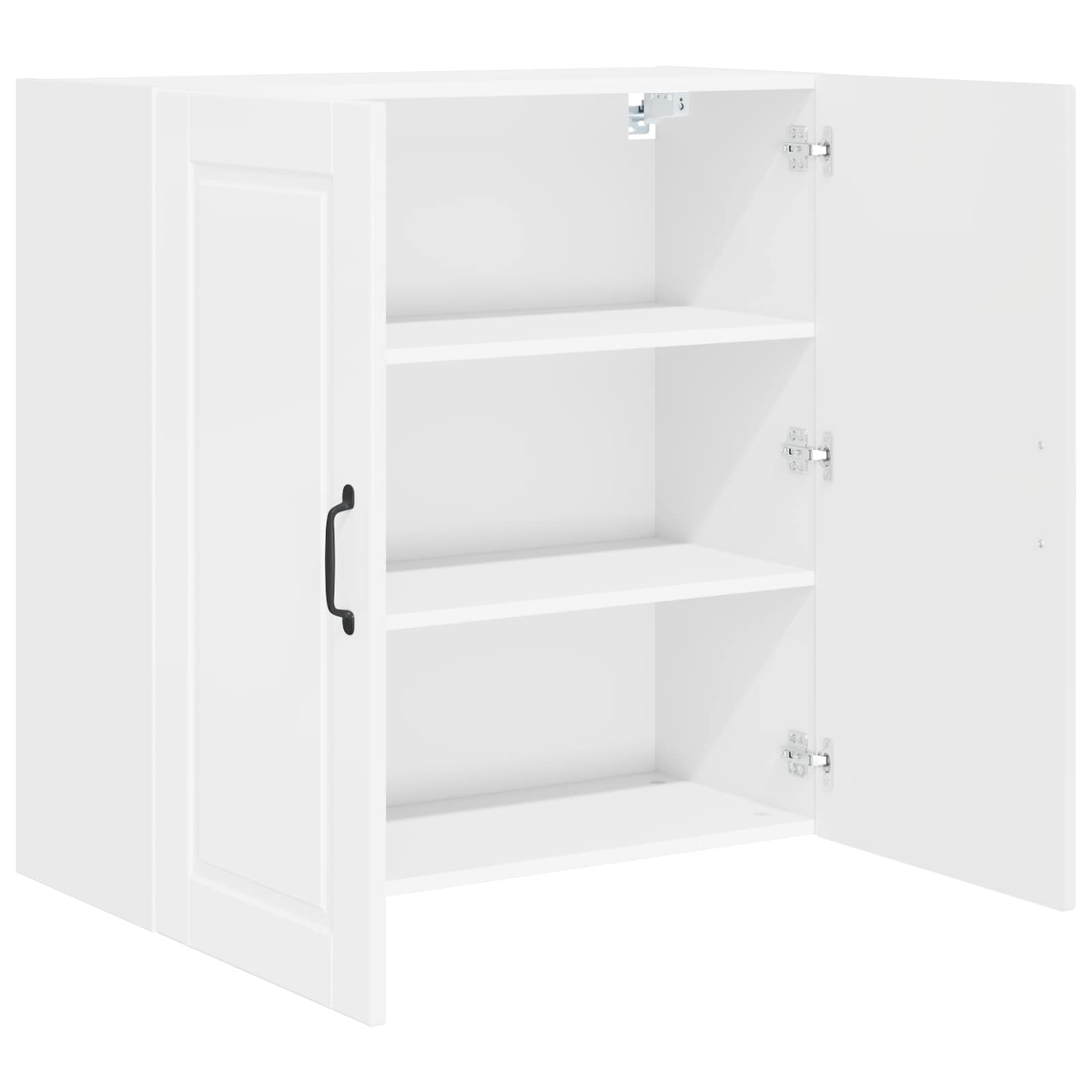 Kitchen Cabinet with Shelf High Gloss White 80 x 31 x 80 cm