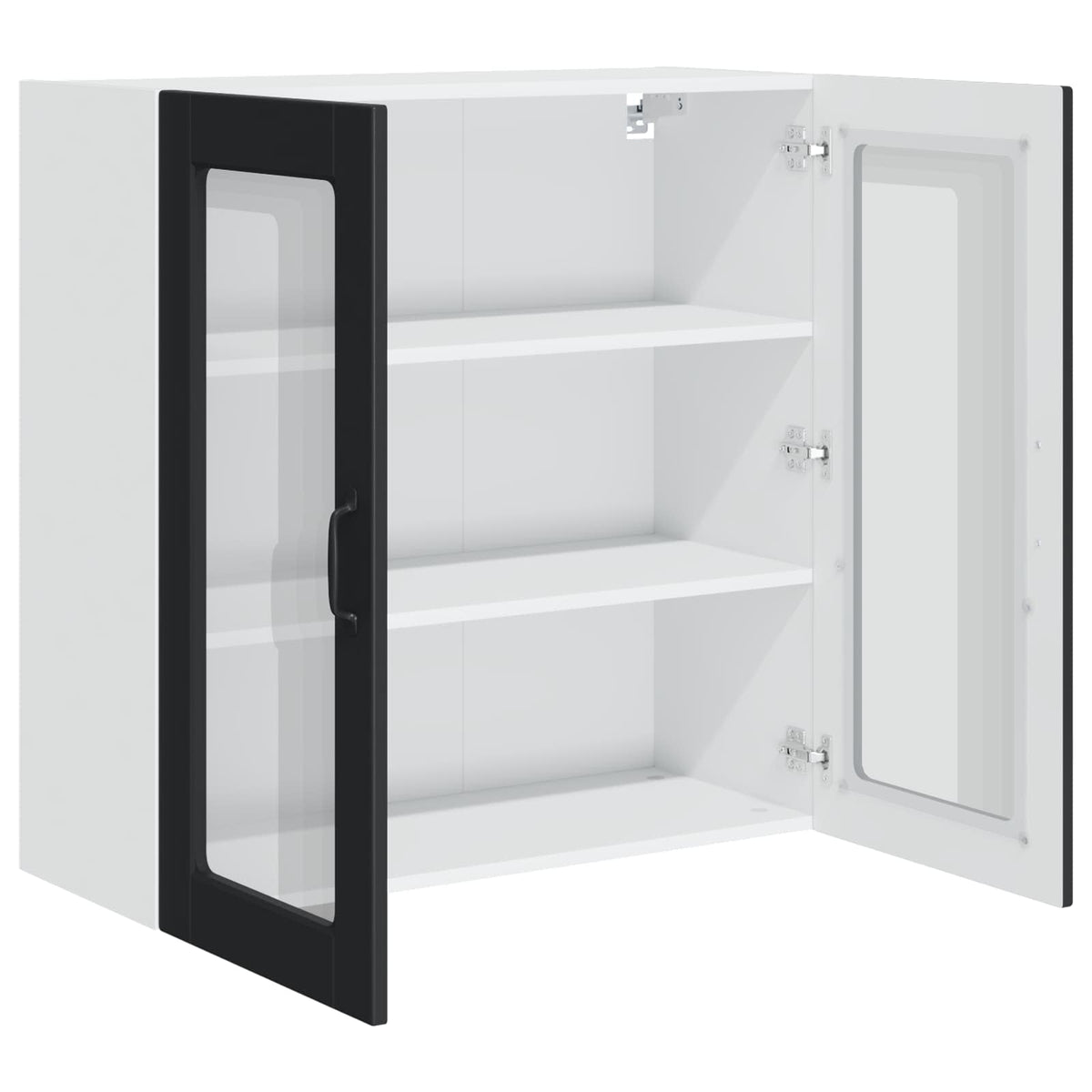 Kitchen Cabinet with Door Black 80 x 31 x 80 cm Engineered Wood