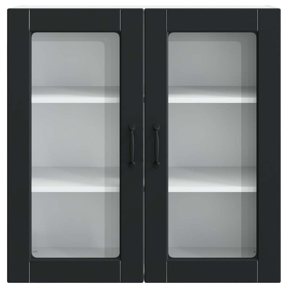 Kitchen Cabinet with Door Black 80 x 31 x 80 cm Engineered Wood