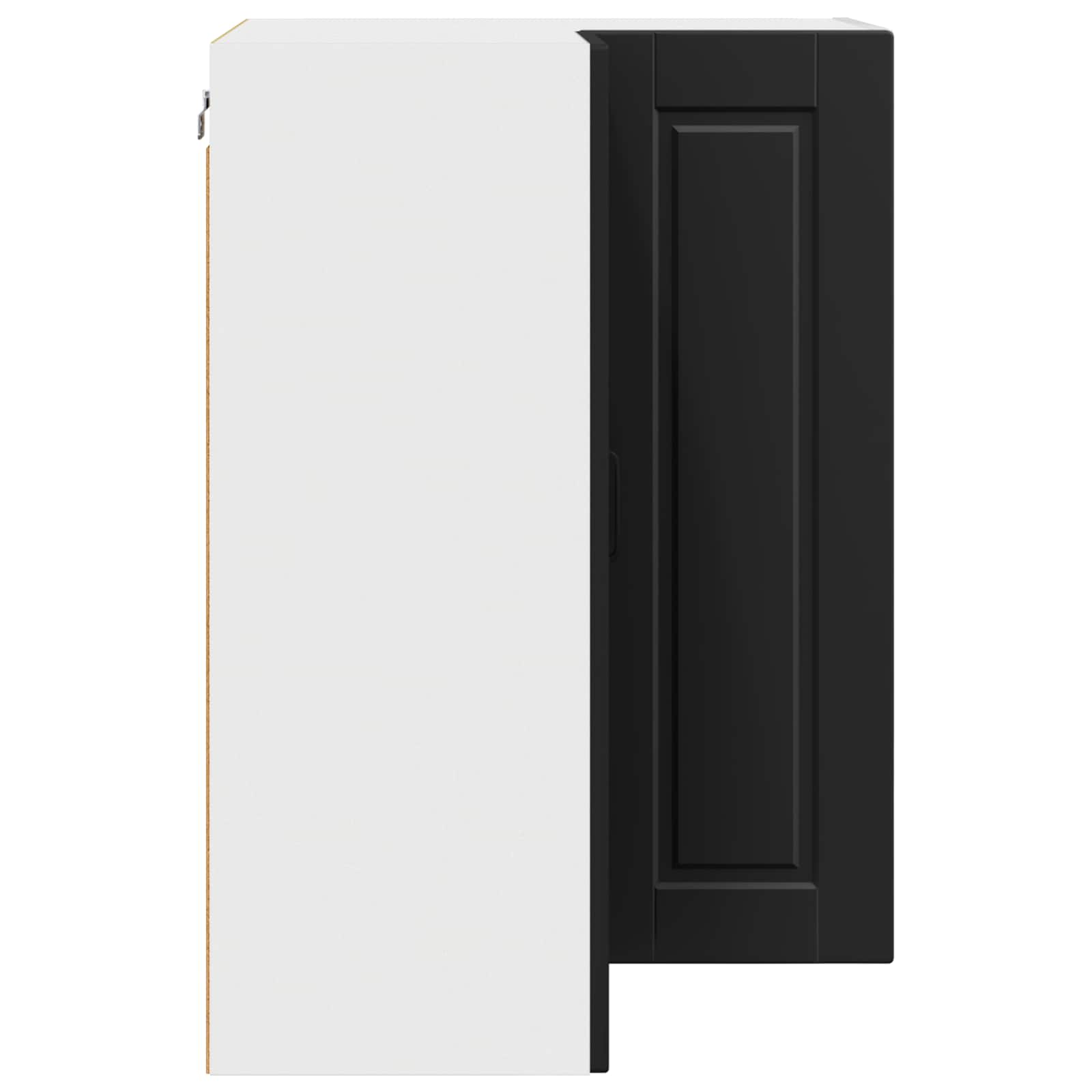 Kitchen Cabinet with Door Black 57 x 57 x 80 cm Engineered Wood