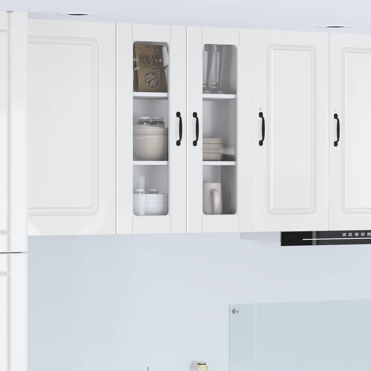 Kitchen Cabinet with Shelf High Gloss White 60 x 31 x 80 cm