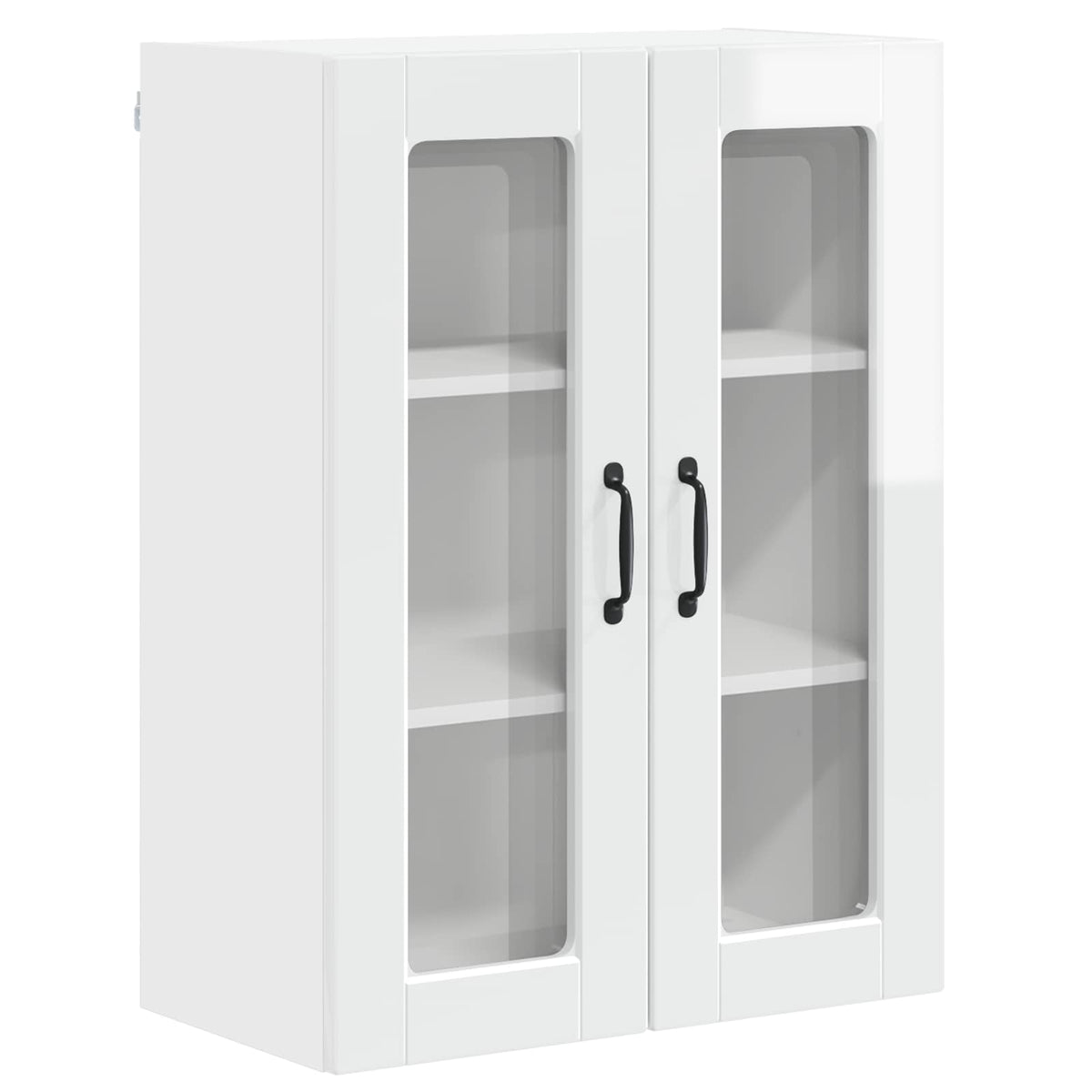 Kitchen Cabinet with Shelf High Gloss White 60 x 31 x 80 cm