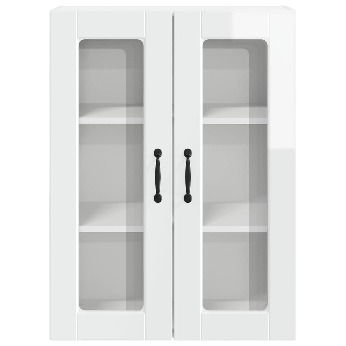 Kitchen Cabinet with Shelf High Gloss White 60 x 31 x 80 cm
