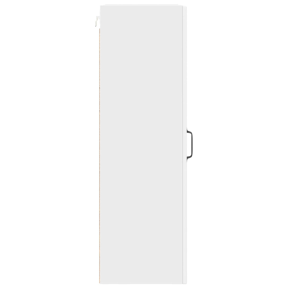 Wall Glass Cabinet PORTO White 40 x 31 x 100 cm Engineered Wood
