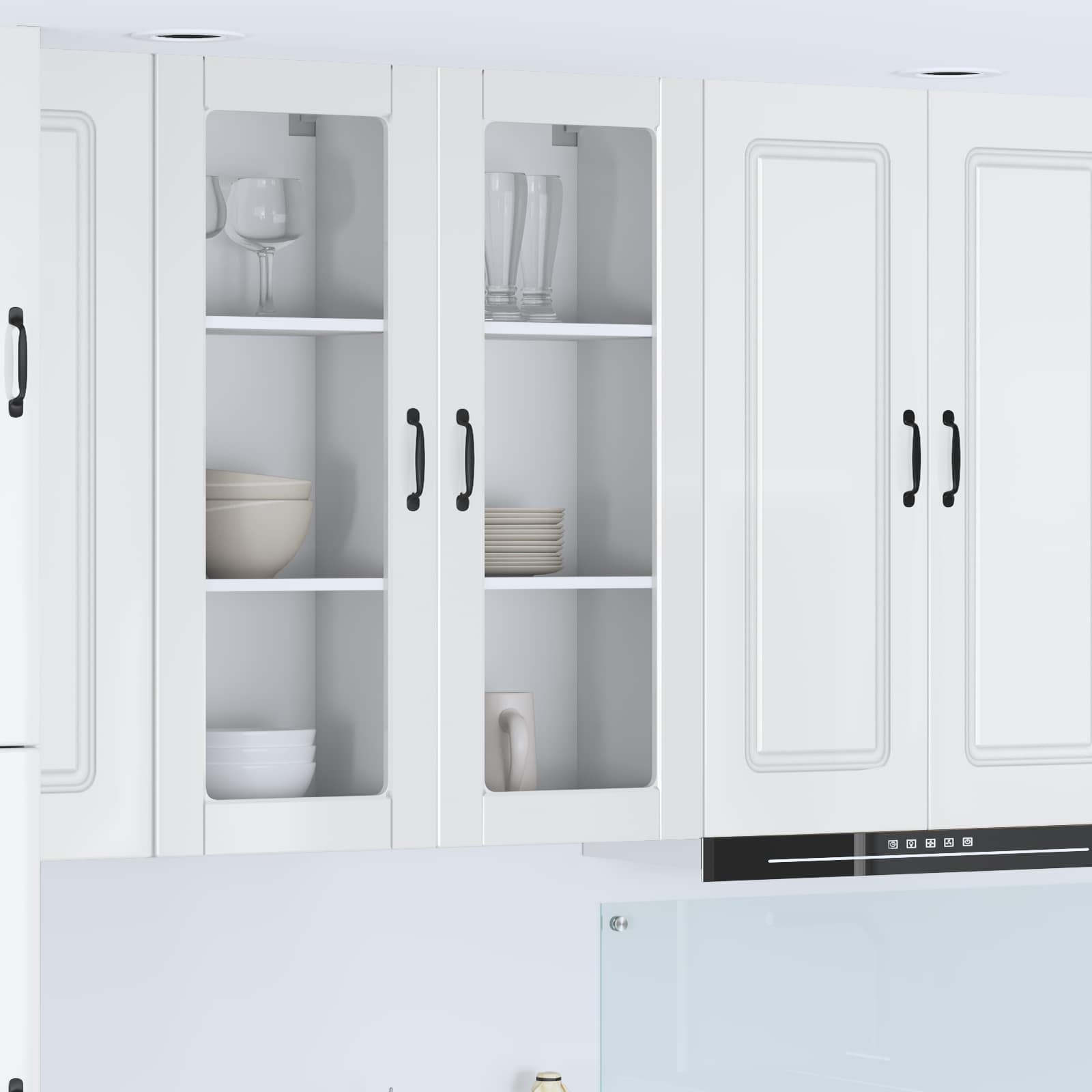 Kitchen Cabinet with Shelf High Gloss White 40 x 31 x 100 cm